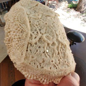 Vintage Lace Pillbox Hat. Perfect for a wedding.